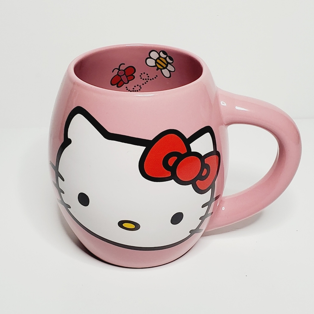 Hello Kitty Pink Oval Stoneware Mug